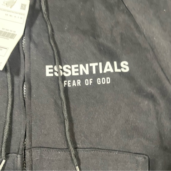 RARE Zara Crop Hoodie Black Size S - Picture 2 of 6